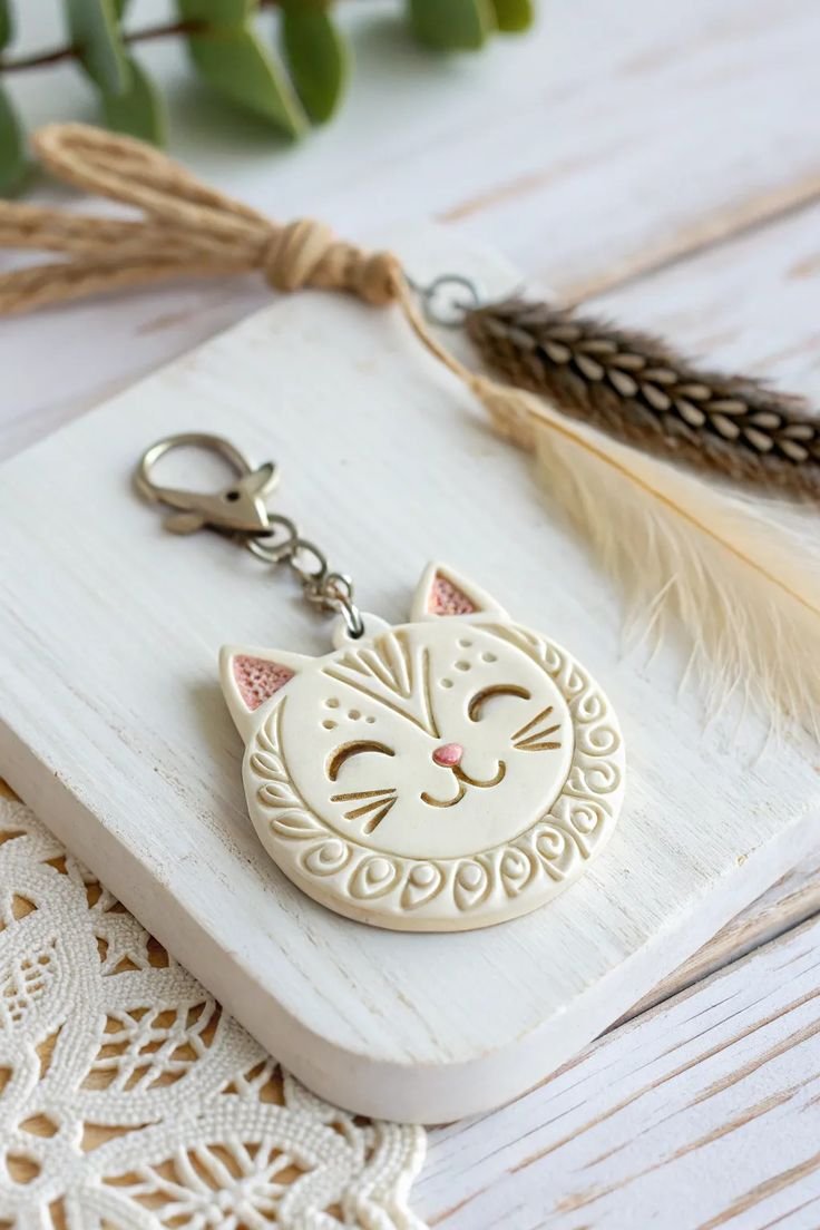 ceramic keychain making
