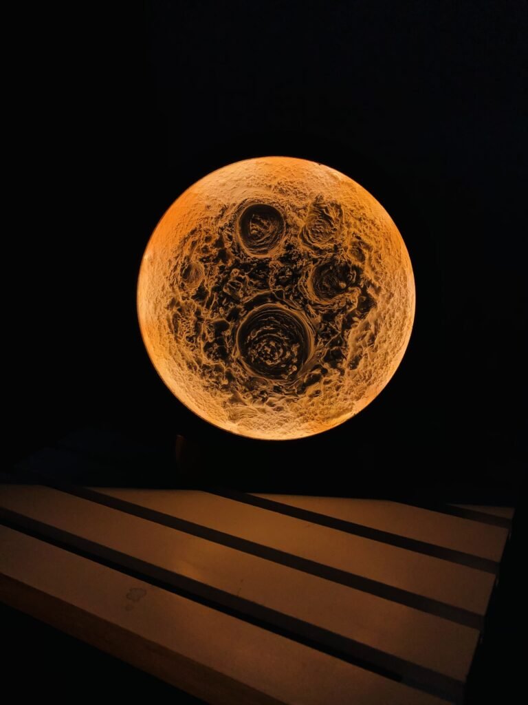 3D Moon Art
