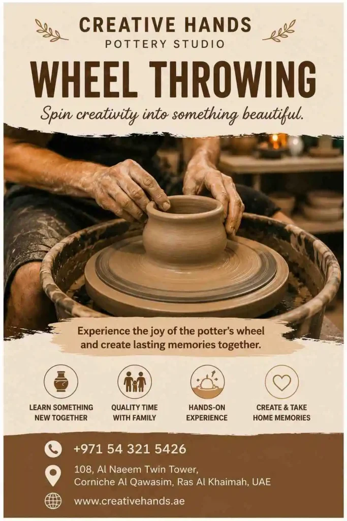 wheel throwing weekend activity