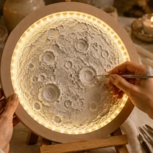 3D Moon Art
