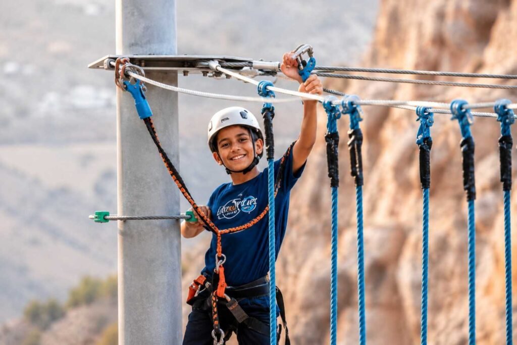 Challenge Your Balance on the Jais Ropes Course