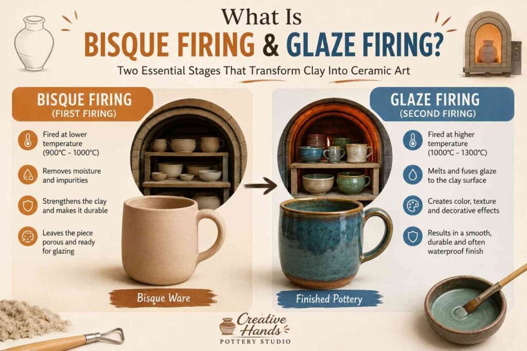 What Is Bisque Firing and Glaze Firing
