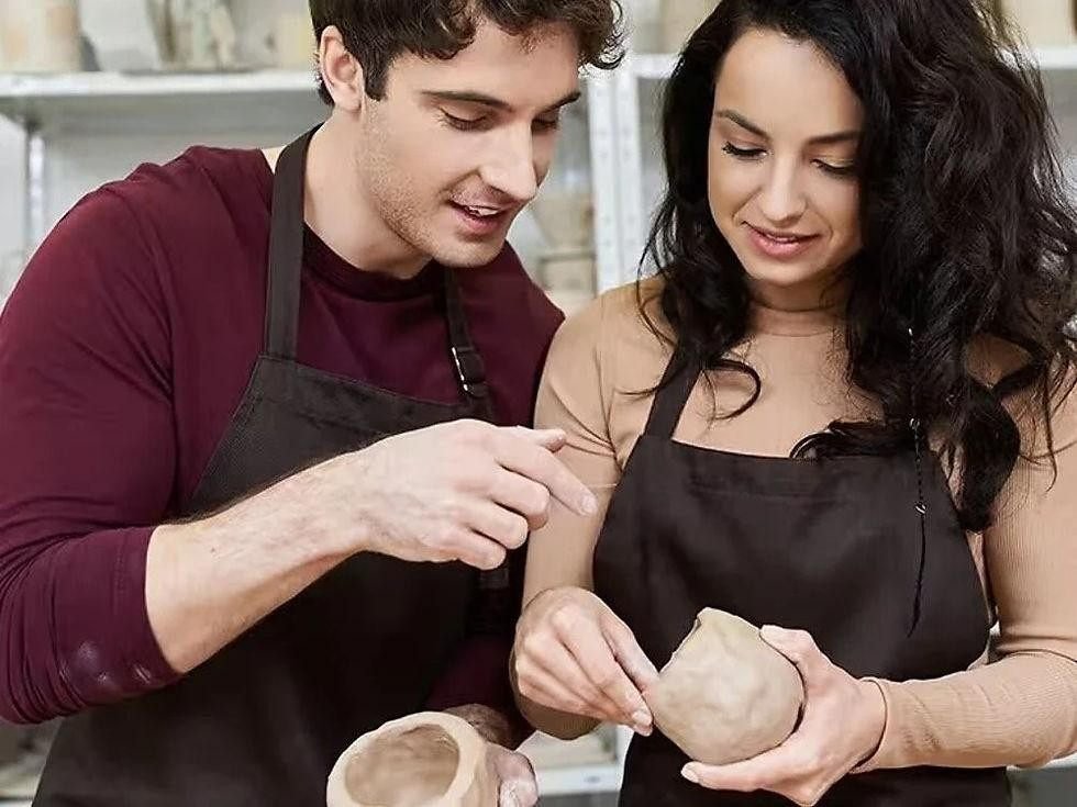 couple pottery